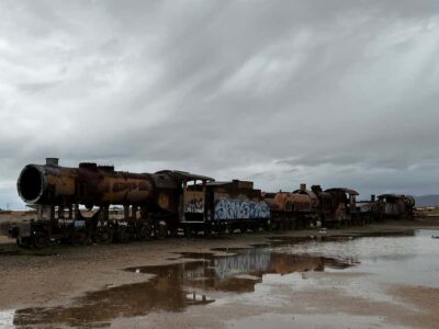 2-Day Private Tour Uyuni Salt Flats including Tunupa Volcano - Day 1 at 10:00 a.m.: Train cemetery to the Salar’s first wow