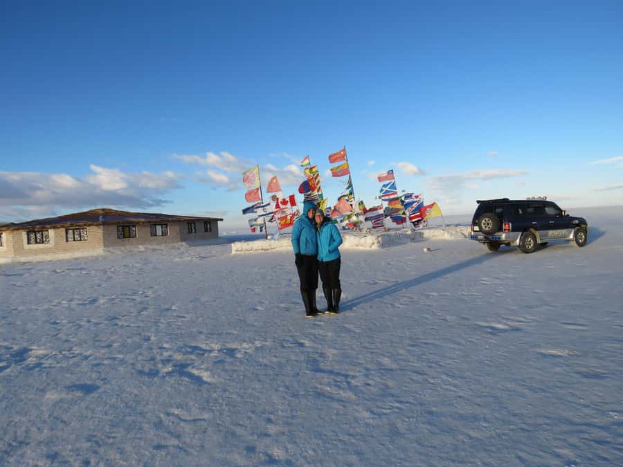 2-Day Private Tour Uyuni Salt Flats including Tunupa Volcano - What sunrise near the hotel really feels like