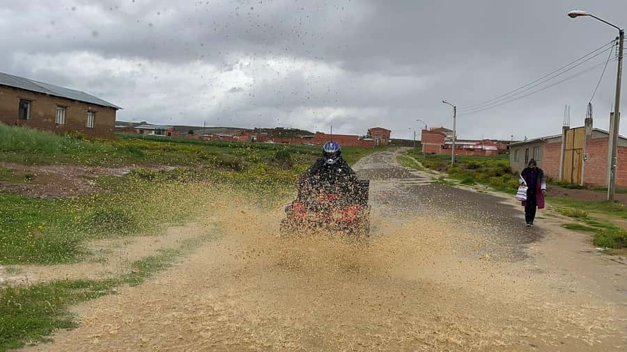 ATV TOUR: VISIT THE VALLEY OF THE MOON, VALLEY OF ANIMAS AND MUELA DEL DIABLO - Muela del Diablo in Chiaraque: that black tooth and the top view