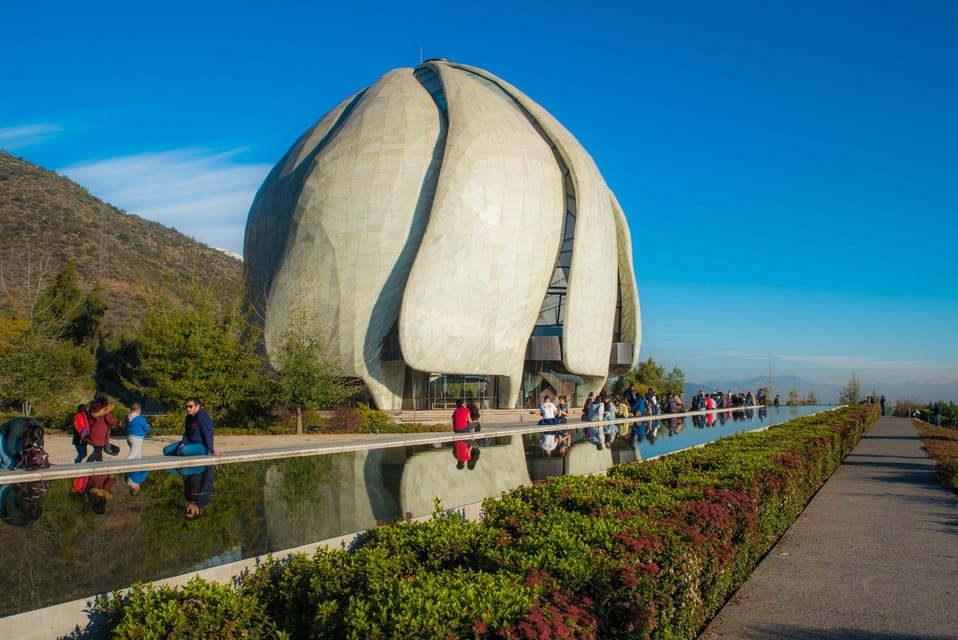 Bahá’í Temple, Winery and Lapis Lazuli + Private Transport - Patio Bellavista drop-off around 5:30 PM: plan a Santiago night