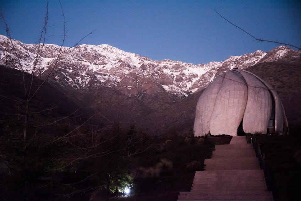 Bahá’í Temple, Winery and Lapis Lazuli + Private Transport - Bahá’í Temple of South America: architecture plus Andes views