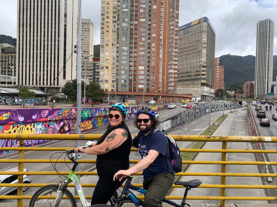 Biking in Full Color: Urban Art Bike Tour - The Stops That Add Meaning: Coffee Factory and Giant Murals