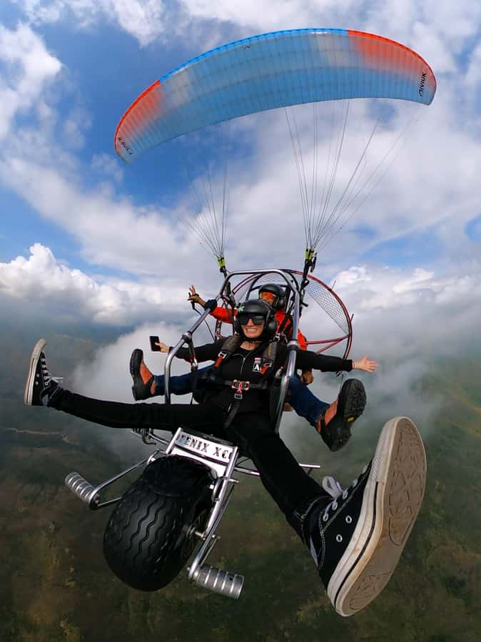 Cali: Paratrike Flight - Paragliding - The tandem paragliding moment: up to 15 minutes of real flight
