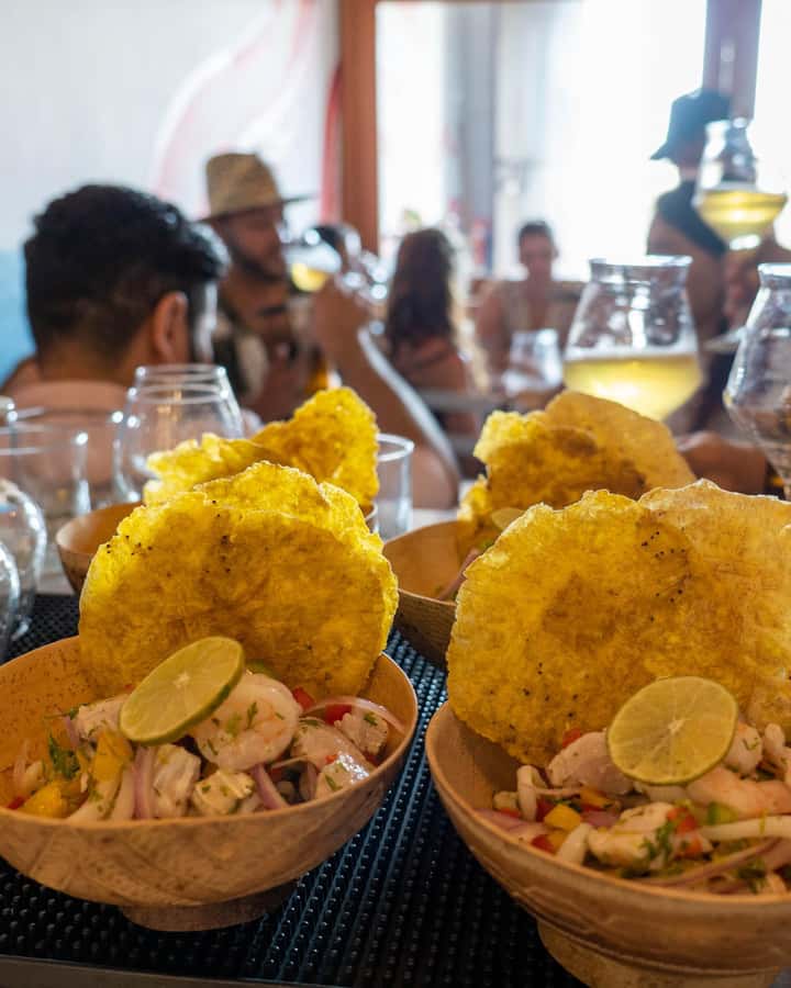 Cartagena: Colombian Craft Beer Tasting - Pairing time: ceviche or sandwich with each pour