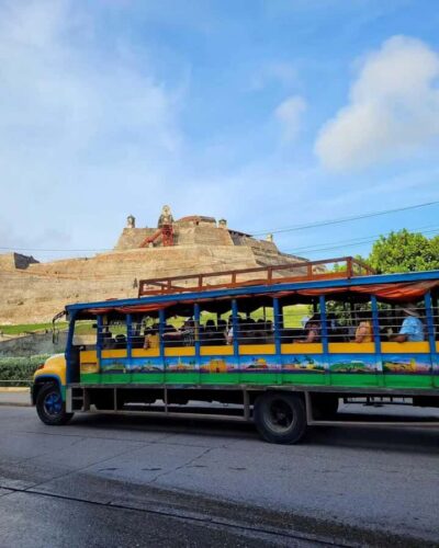 Cartagena: Explore with a city tour aboard a typical "chiva". - Price and value: $31 for 4 hours with guide + major landmarks
