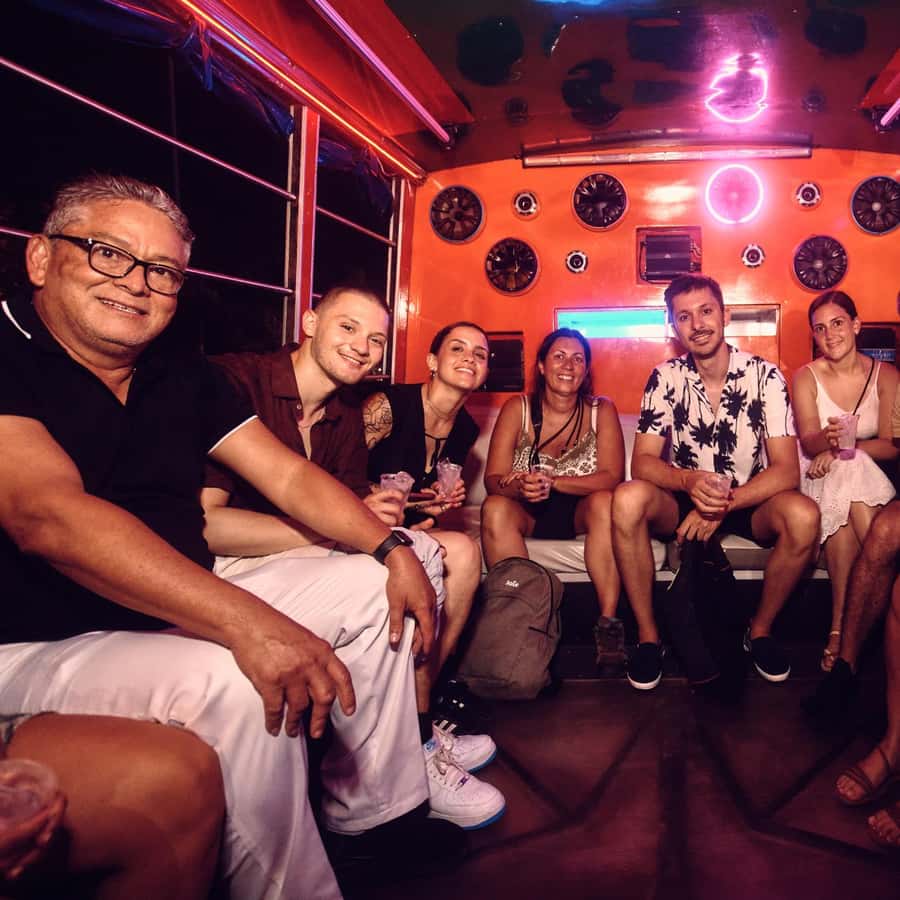 Cartagena: Funny PartyBus with dance floor and good music! - Ending Options: Nightclub Entry or Hotel Drop-Off