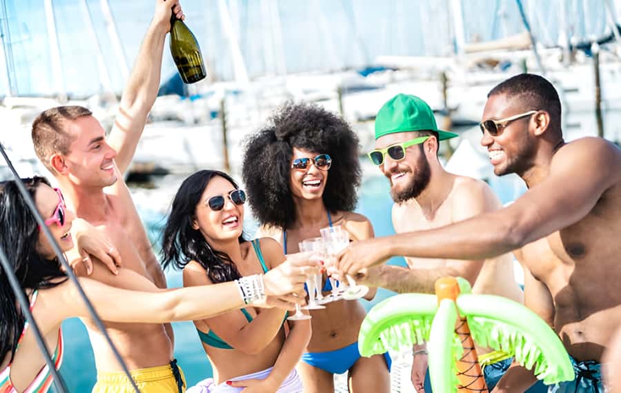 Cartagena: Party Boat to Cholon Beach with 2 Drinks & Lunch - What you pay for in Cartagena: $129 value check