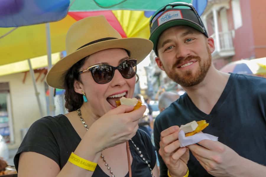 Cartagena: Street Food Walking Tour - Ending around La Orquidea Tienda (and what fullness feels like)