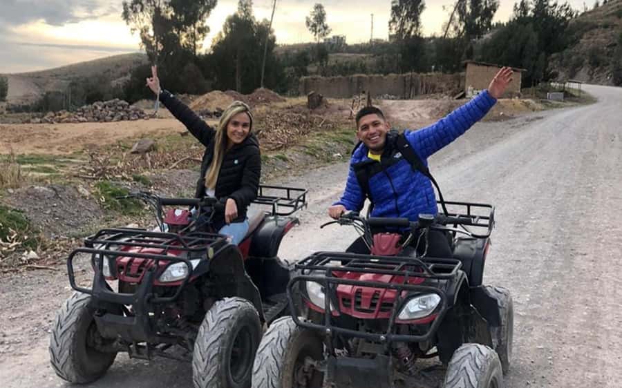 Cusco: Adobe of the gods on quad bikes tour - Pickup and training at Tica Tica (Sencca sector): set yourself up right