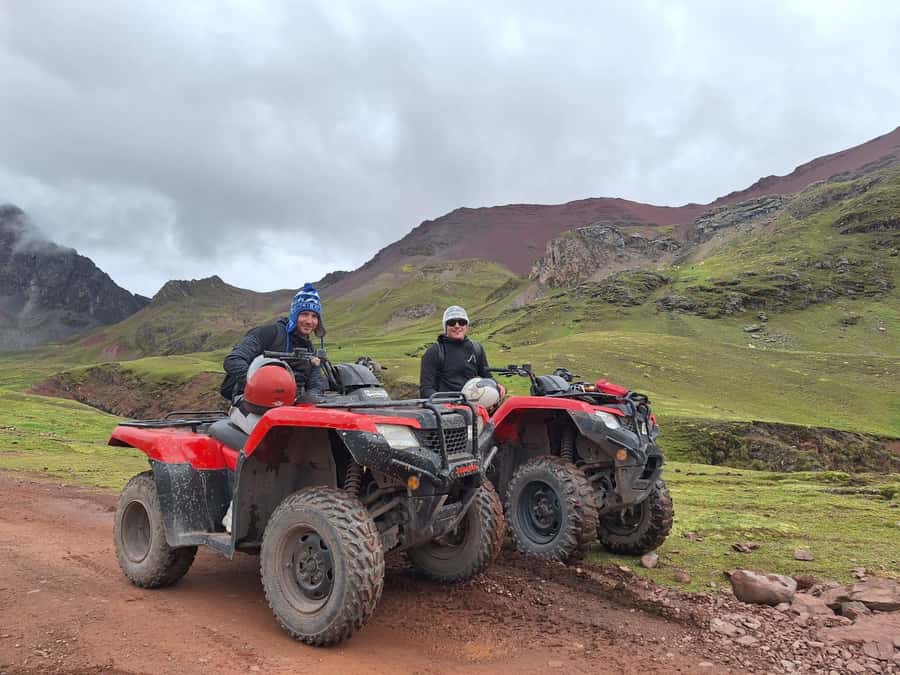 Cusco: Rainbow Mountain In Quad Bikes /walk 5 minutes/+meals - Quad biking for about two hours: what the ride really feels like
