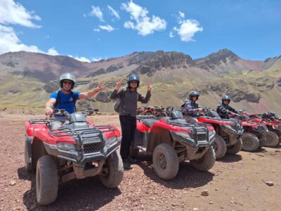 Cusco: Rainbow Mountain In Quad Bikes /walk 5 minutes/+meals - Cusipata breakfast and the warm-up before the trails