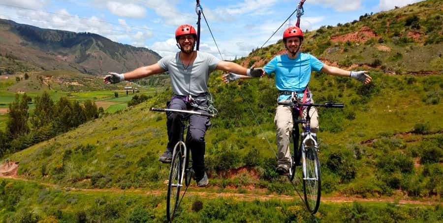 Cusco: Via Ferrata, Skybike, and Rappel Adventure - From the main square to Cachimayo: how the day actually flows