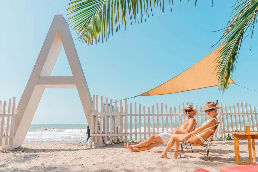 Eco-Luxury Beach Escape at Pink Mango, Tierra Bomba - Pink Mango Beach Club at Tierra Bomba: what kind of day this is