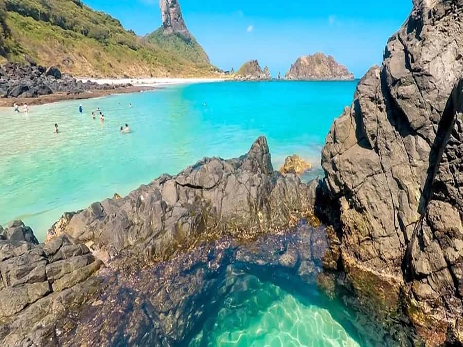 Explore Fernando de Noronha: 7-Hour Ilhatour - Praia do Leão and Two Brothers Hill: more angles, more water breaks