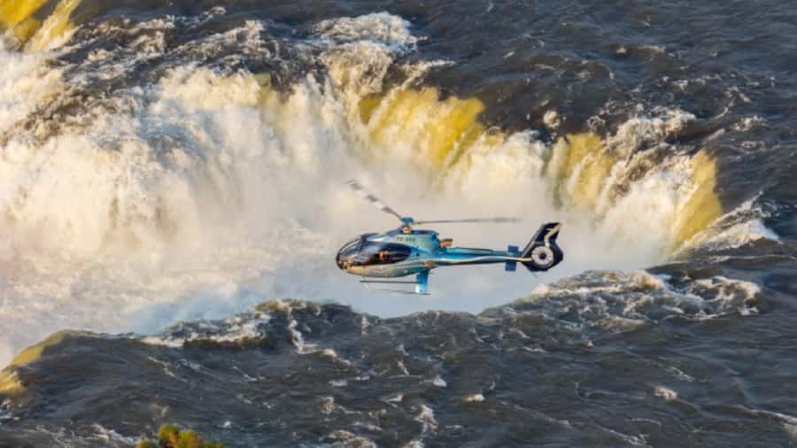 Foz do Iguaçu: Helicopter Flight over the Iguassu Falls - The Helisul helicopter flight: what you actually see