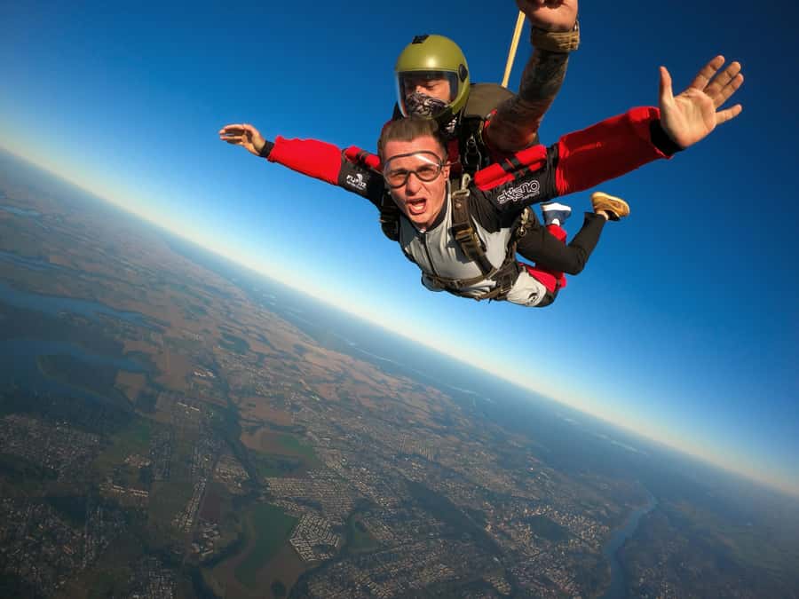 Foz do Iguacu: Skydiving Experience with Photos and Videos - The Scenic Flight: Triple Frontier to Itaipu from Above
