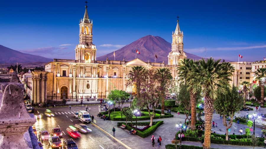 From Arequipa: Mirabus City Tour | Yanahuara Viewpoint | - Scenic route and the Tino spa: a pause built into the drive