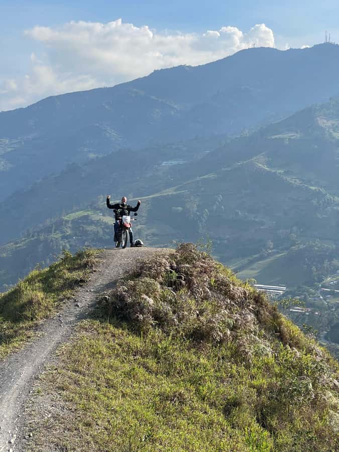 From Bogota: Mountains & Valleys Off-Road Motorcycle Tour - From La Candelaria to the Andes in a single day