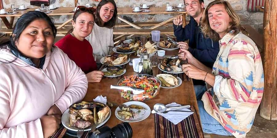 From Cusco: Humantay Lake with Breakfast and Lunch Buffet - Lunch in Mollepata: the reward you can actually taste