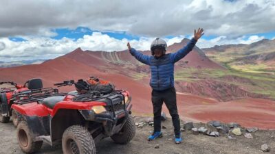 From Cusco: Mountain of colors and red valley on ATVs - 3:30 a.m. pickup and the long van ride to Cusipata