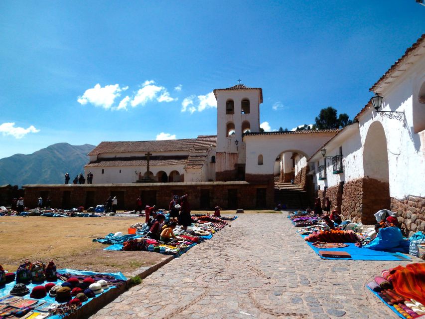 From Cusco: Sacred Valley Tour with Buffet Lunch - Chinchero Textiles and Painted Murals: Watching Craft Happen