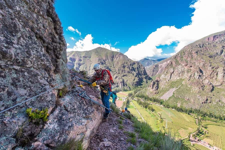 From Cusco: Via Ferrata & Zip Line with lunch - Sky Lodge capsule lunch vs. box lunch by suspension bridge