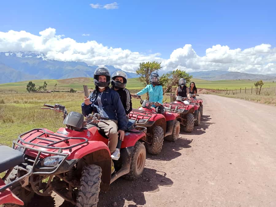 From Cuzco: Salt Mines and Moray Ruins ATV Adventure - Moray second: terraces, rectangular pools, and the farming story