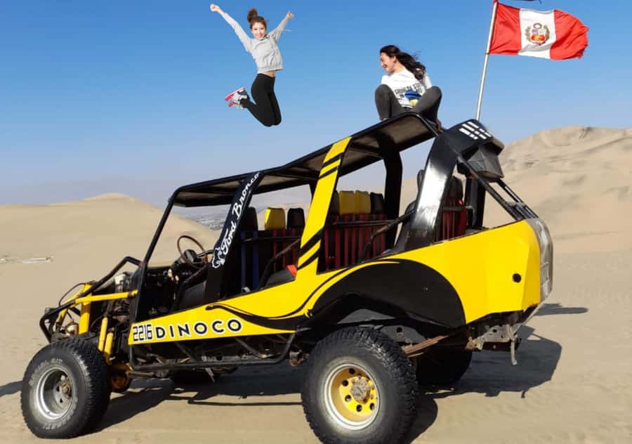 From Lima: Ballestas Islands, Huacachina with buggy Economic - Huacachina Oasis: photos, palms, and that one-of-a-kind setting