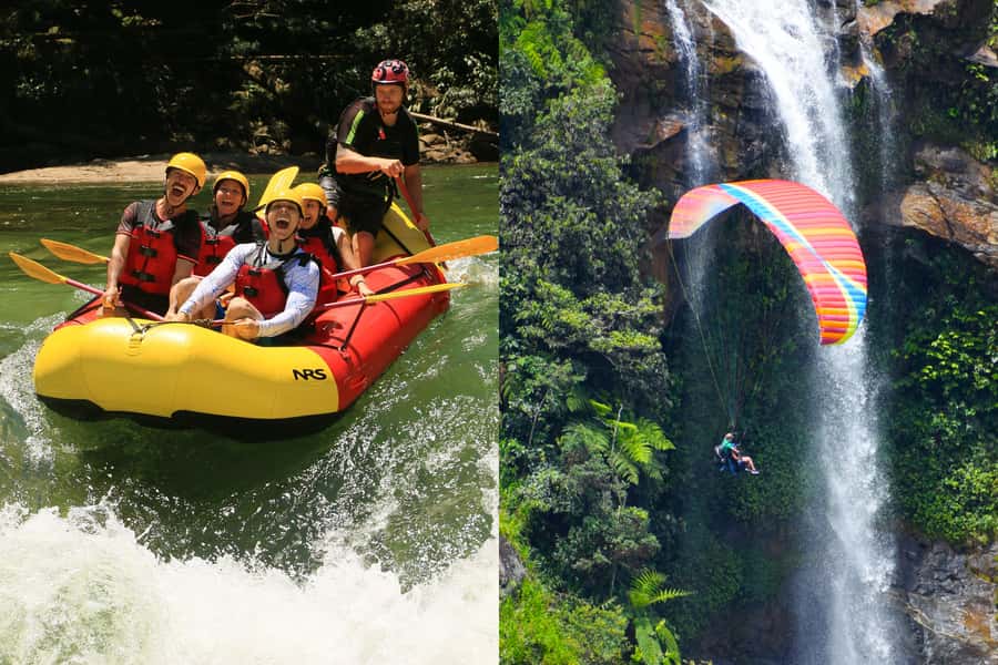 From Medellín: Paragliding and Rafting Combo Tour - Getting to the Canyon: Pickup, Private Group, and Passport Prep