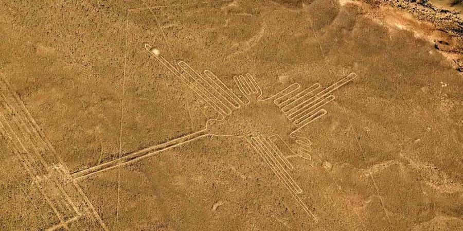 From Nazca: Flight in a light aircraft over the Nazca Lines - The 13 Nazca Lines You’ll Hunt for (Condor to Hummingbird)