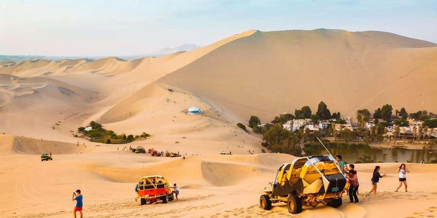 From Paracas | Excursion to Ica and Huacachina - Entering Ica’s main sights: Plaza de Armas, Señor de Luren, and a guided walk