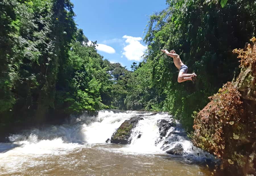 From Puerto Iguazu: Secret Falls Adventure - Stop-by-stop: the 5 waterfall circuit and the natural pool payoff