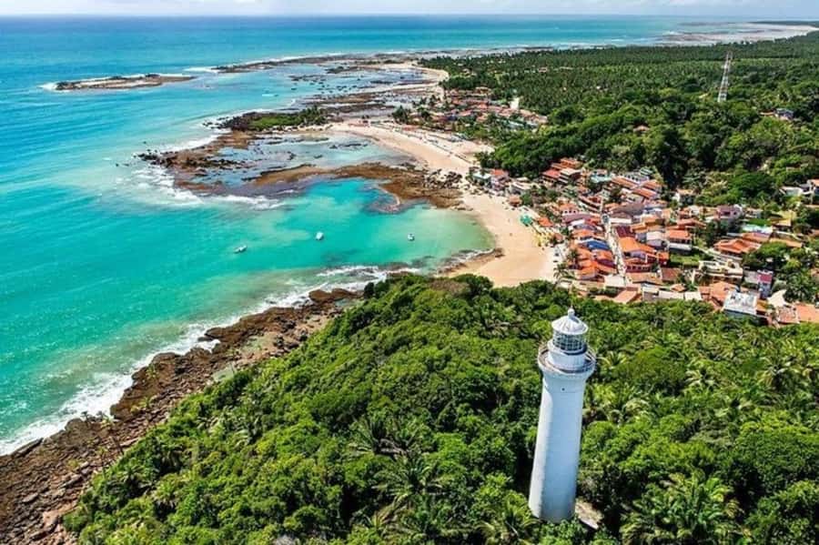 From Salvador: Morro de São Paulo Tour - What you get once you reach Morro: lunch, guided walk, and water time