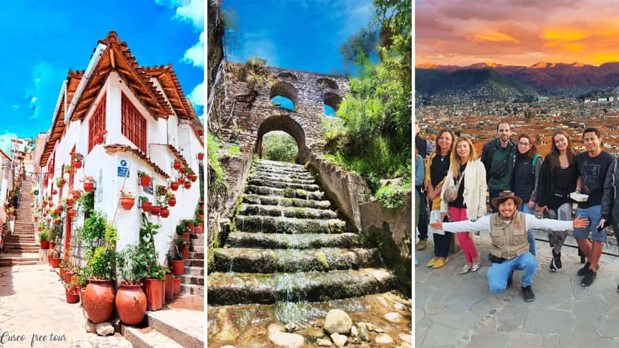 Historic/music Cusco FreeWalkingTour "free drink" Group Tour - Plaza de Armas: Getting your bearings fast